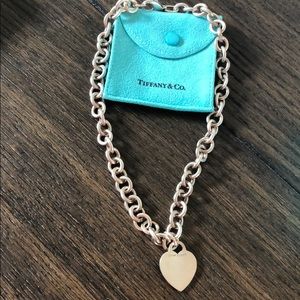 Vintage Tiffany & Co large heart necklace ❤️